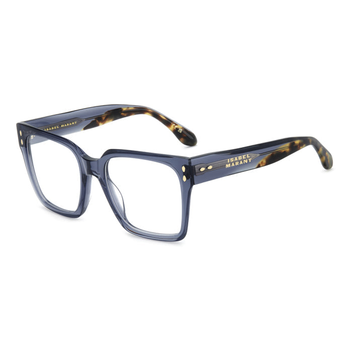 Isabel Marant IM 0270 Bleu et Écaille JBW de trois-quarts - Les Lunettes de Pauline