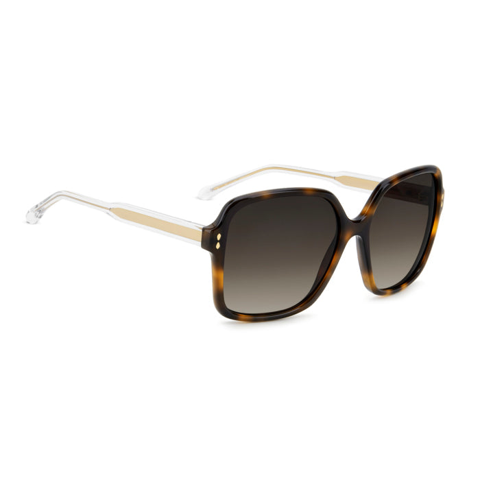 Isabel Marant IM 0215/S Écaille Havane 086 de trois-quarts opposée - Les Lunettes de Pauline