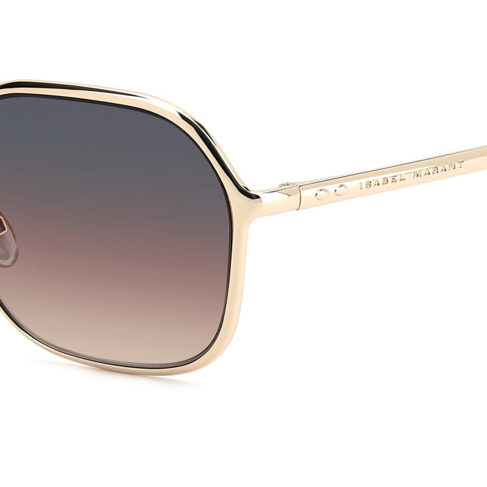 Isabel Marant IM 0245/S Or Rose EYR en détail des branches - Les Lunettes de Pauline