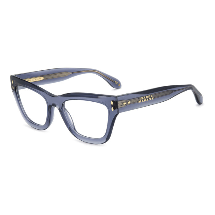 Isabel Marant IM 0254 Bleu Translucide PJP de trois-quarts - Les Lunettes de Pauline