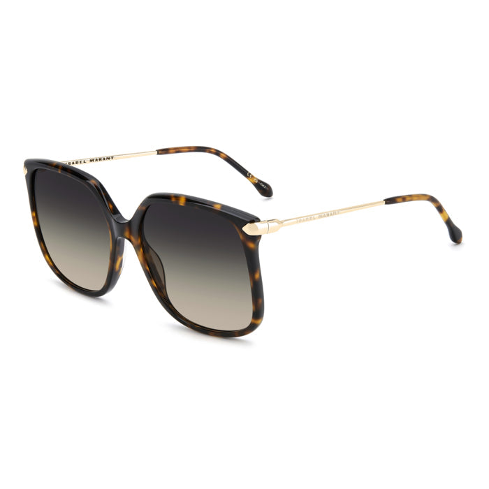 Isabel Marant IM 0278/S Écaille Havane 2IK de trois-quarts - Les Lunettes de Pauline