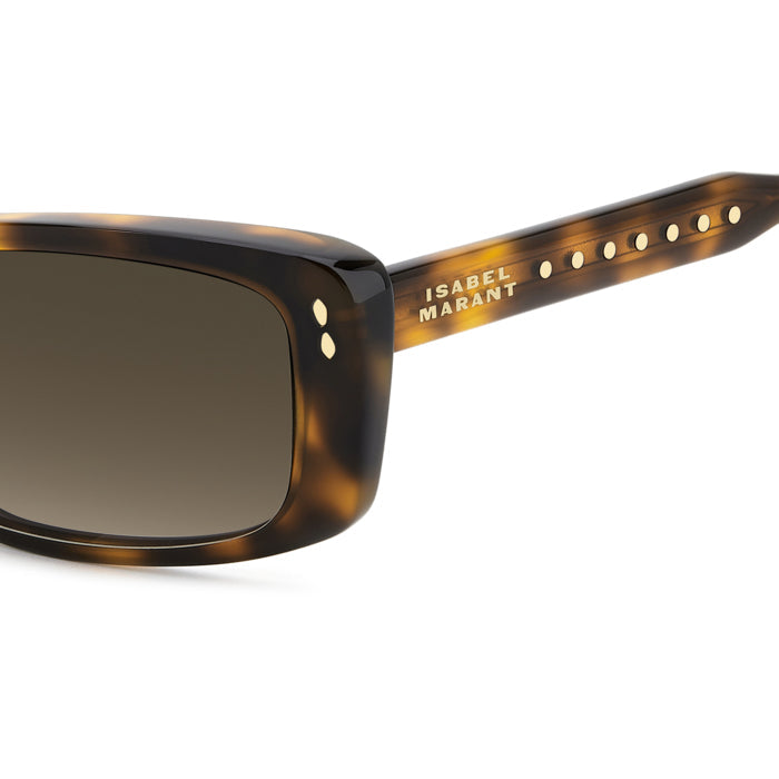 Isabel Marant IM 0243/G/S Écaille Havane 086 en détail des branches - Les Lunettes de Pauline
