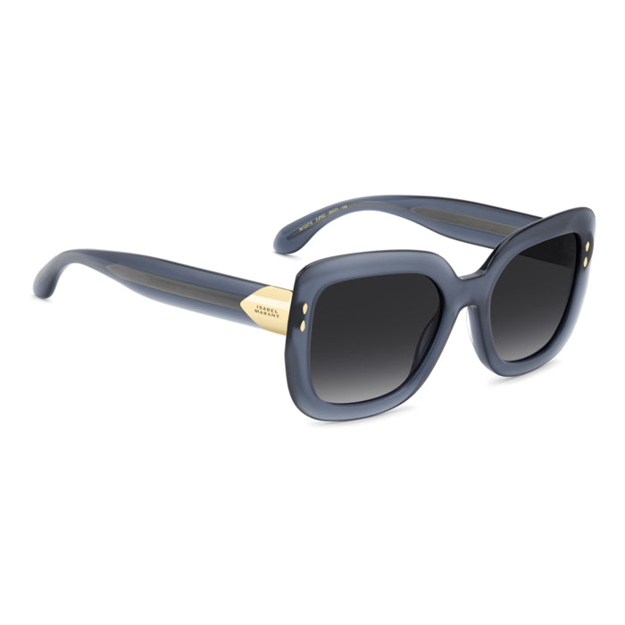 Isabel Marant IM 0247/S Bleu PJP de trois-quarts opposée - Les Lunettes de Pauline