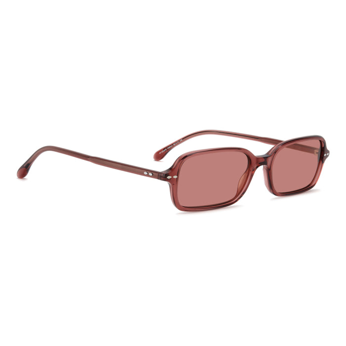 Isabel Marant IM 0258/S Rose Translucide C9A de trois-quarts opposée - Les Lunettes de Pauline