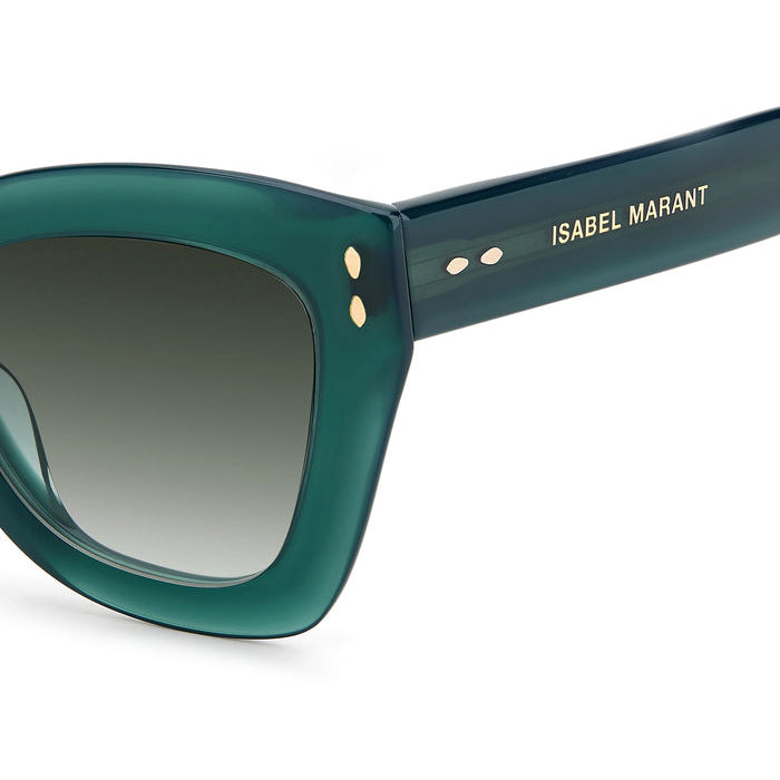 Isabel Marant IM 0050/G/S Vert Émeraude 1ED en détail des branches - Les Lunettes de Pauline