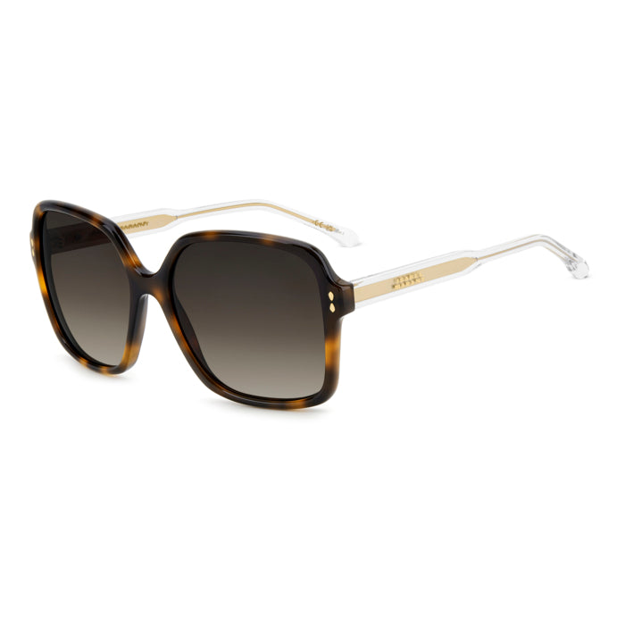 Isabel Marant IM 0215/S Écaille Havane 086 de trois-quarts - Les Lunettes de Pauline