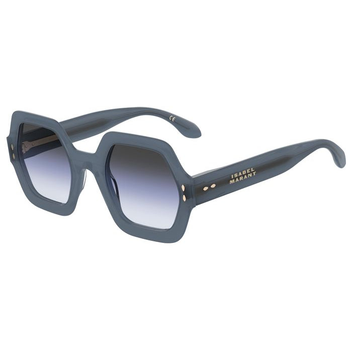 Isabel Marant IM 0004/N/S Bleu Gris PJP de trois-quarts - Les Lunettes de Pauline