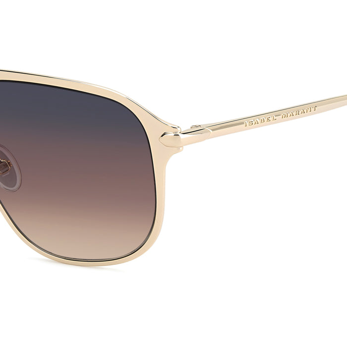 Isabel Marant IM 0268/S Or et Cristal 000 en détail des branches - Les Lunettes de Pauline