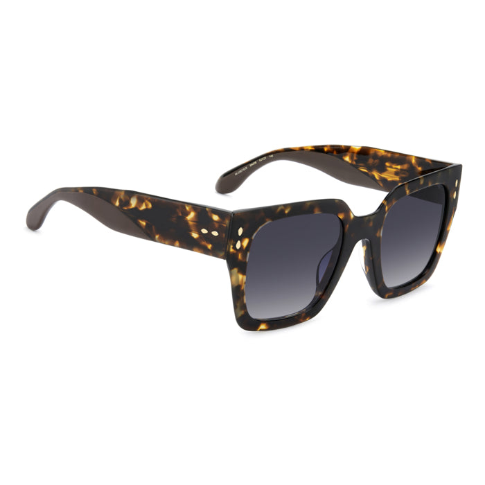 Isabel Marant IM 0287/G/S Écaille Havane 9N4 de trois-quarts opposée - Les Lunettes de Pauline