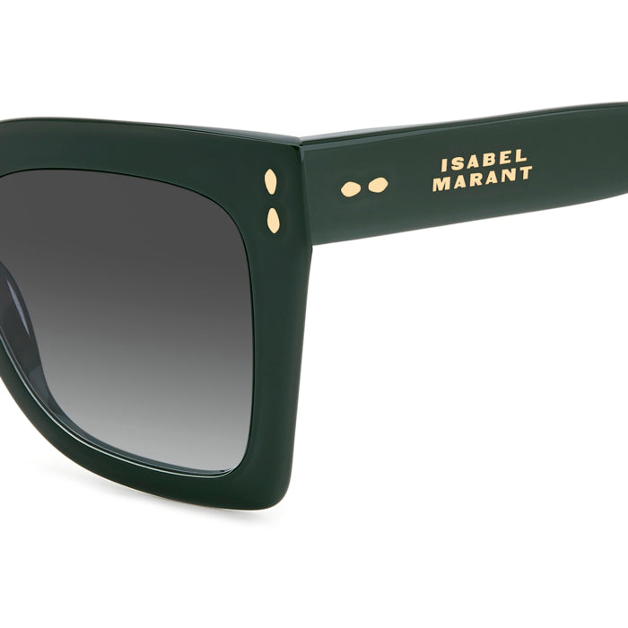 Isabel Marant IM 0188/S Vert Bouteille 1ED en détail des branches - Les Lunettes de Pauline