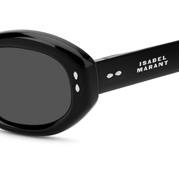 Isabel Marant IM 0237/S Noir 807 en détail des branches - Les Lunettes de Pauline