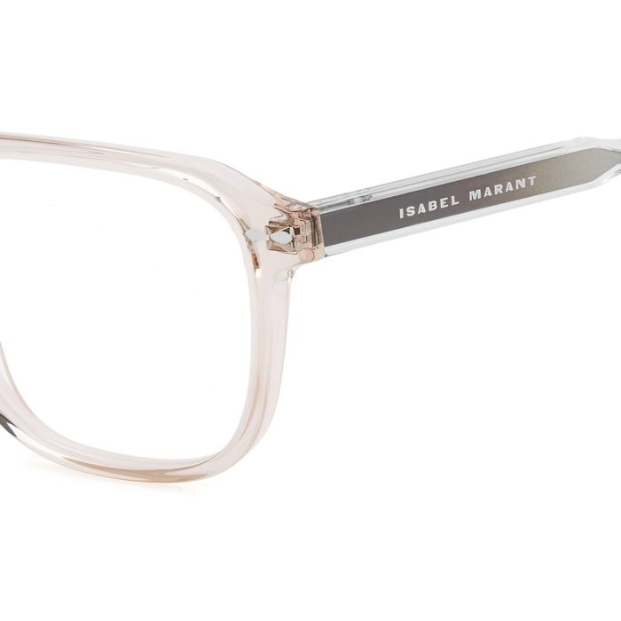Isabel Marant IM 0232 Rose Poudré Translucide 35J en détail des branches - Les Lunettes de Pauline