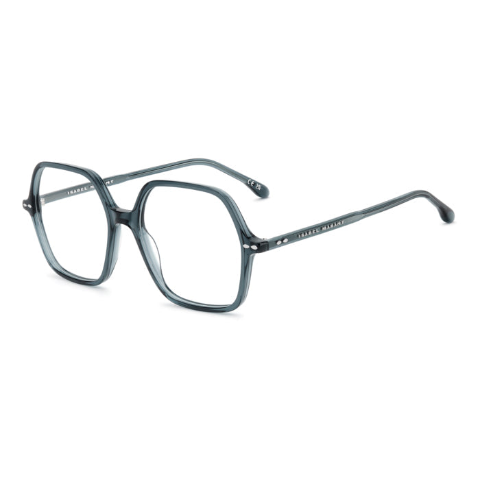 Isabel Marant IM 0150 Bleu Pétrole ZI9 de trois-quarts - Les Lunettes de Pauline
