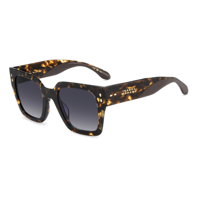 Isabel Marant IM 0287/G/S Écaille Havane 9N4 de trois-quarts - Les Lunettes de Pauline
