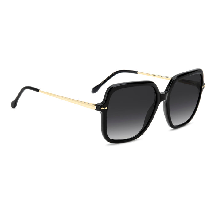 Isabel Marant IM 0229/S Noir Or 2M2 de trois-quarts opposée - Les Lunettes de Pauline