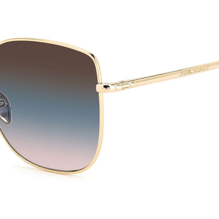 Isabel Marant IM 0014/S Or Bleu J5G en détail des branches - Les Lunettes de Pauline