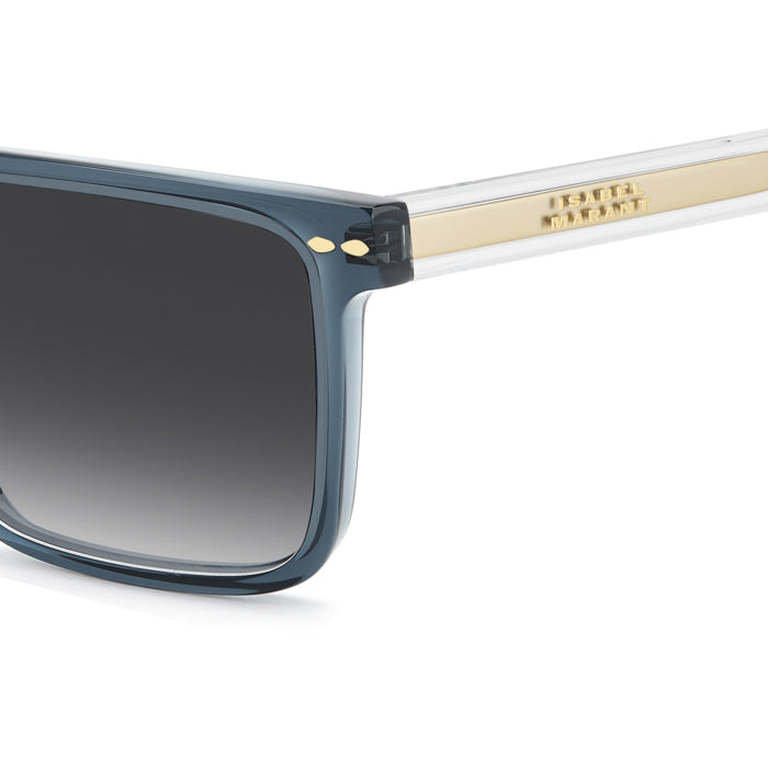 Isabel Marant IM 0231/S Bleu Pétrole ZI9 en détail des branches - Les Lunettes de Pauline