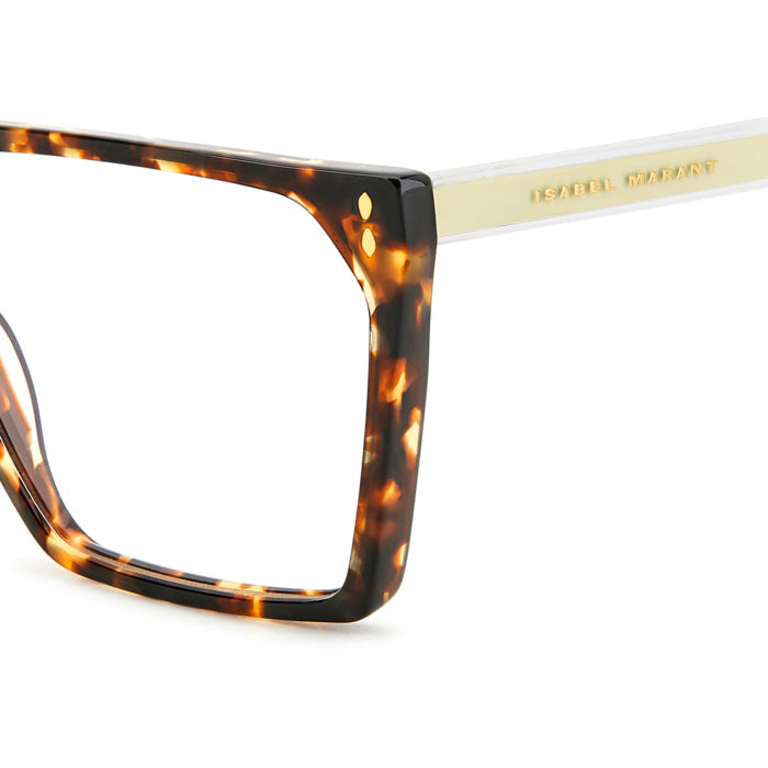 Isabel Marant IM 0166 Havane Marron 086 en détail des branches - Les Lunettes de Pauline