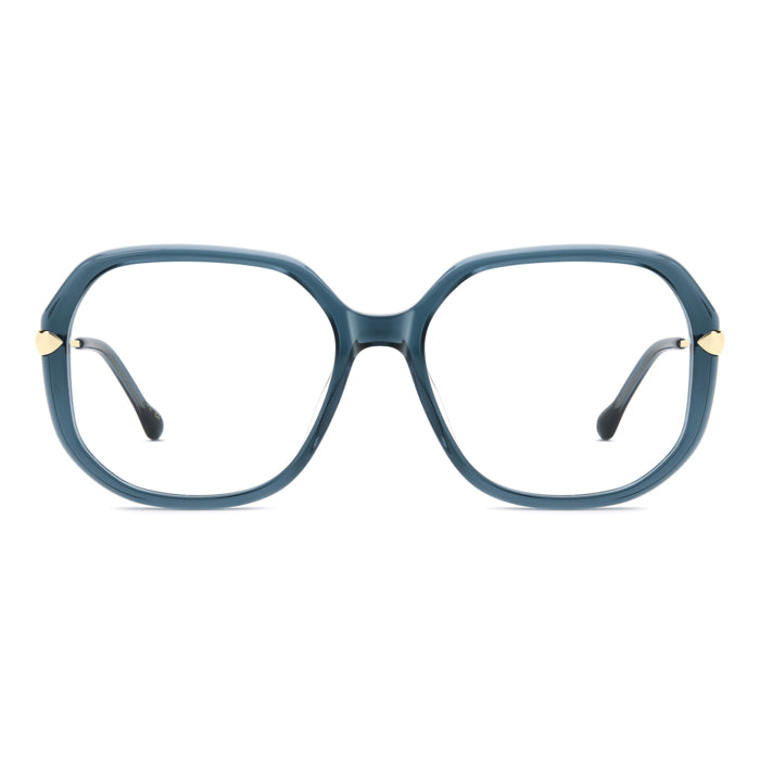 Isabel Marant IM 0279 Bleu Pétrole Or 5F6 de face - Les Lunettes de Pauline