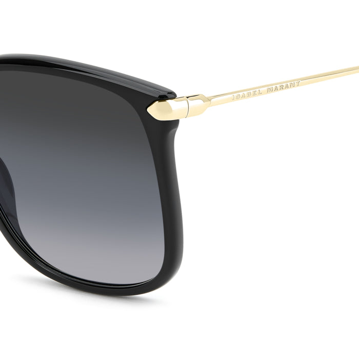 Isabel Marant IM 0278/S Noir et Or 2M2 en détail des branches - Les Lunettes de Pauline