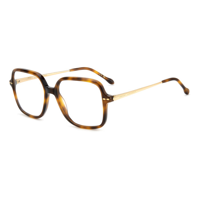 Isabel Marant IM 0203 Havane Or 2IK de trois-quarts - Les Lunettes de Pauline