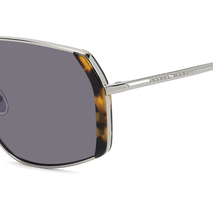 Isabel Marant IM 0261/S Argent et Écaille 3MA en détail des branches - Les Lunettes de Pauline