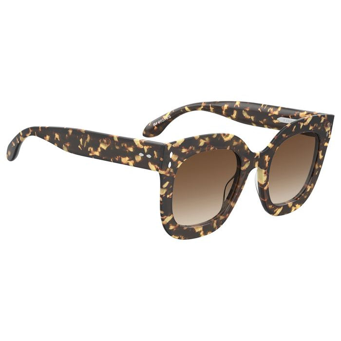 Isabel Marant IM 0002/N/S Écaille Havane 086 de trois-quarts opposée - Les Lunettes de Pauline