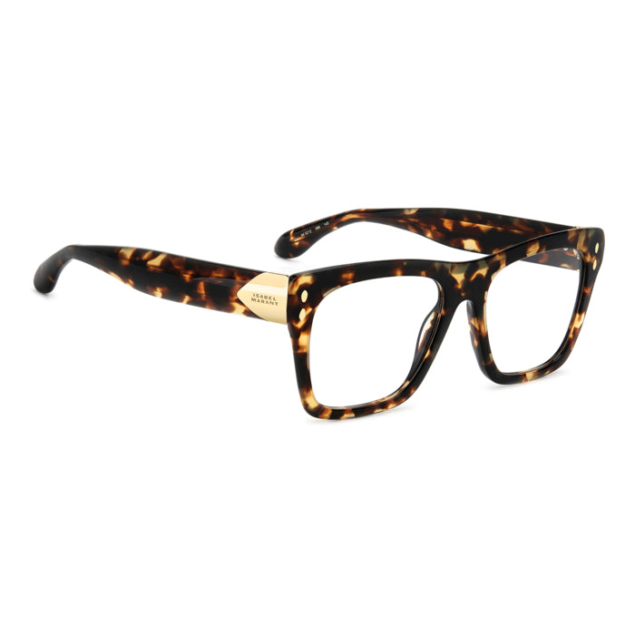 Isabel Marant IM 0212 Havane Marron 086 de trois-quarts opposée - Les Lunettes de Pauline