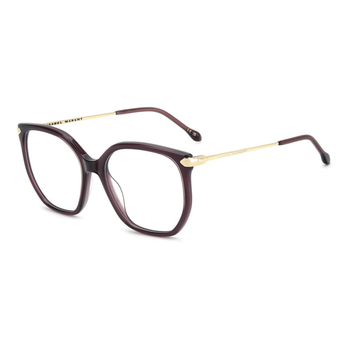 Isabel Marant IM 0280 Prune Or T1W de trois-quarts - Les Lunettes de Pauline