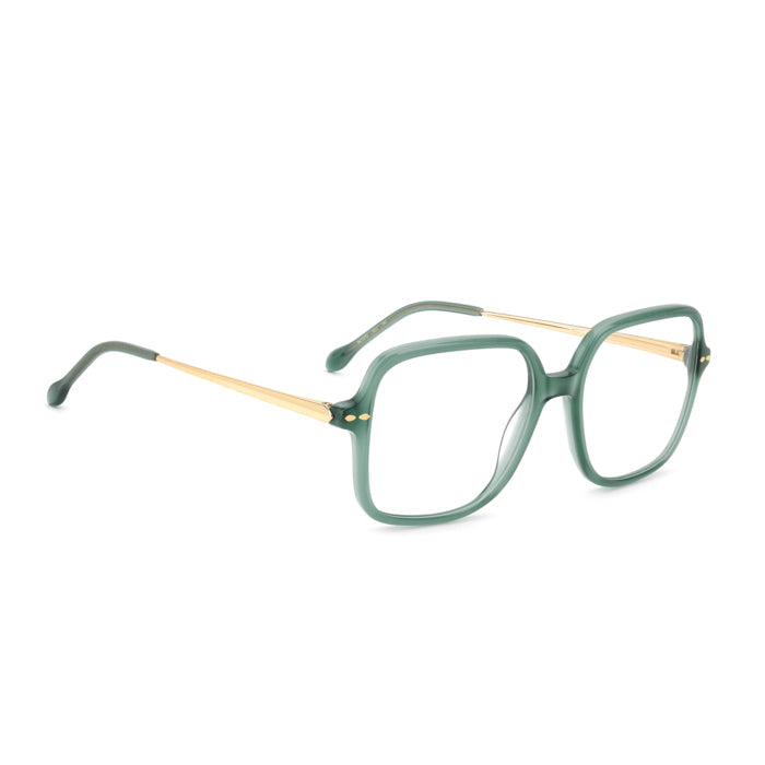 Isabel Marant IM 0203 Vert d'Eau Translucide 1ED de trois-quarts opposée - Les Lunettes de Pauline