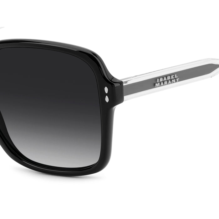 Isabel Marant IM 0215/S Noir 807 en détail des branches - Les Lunettes de Pauline