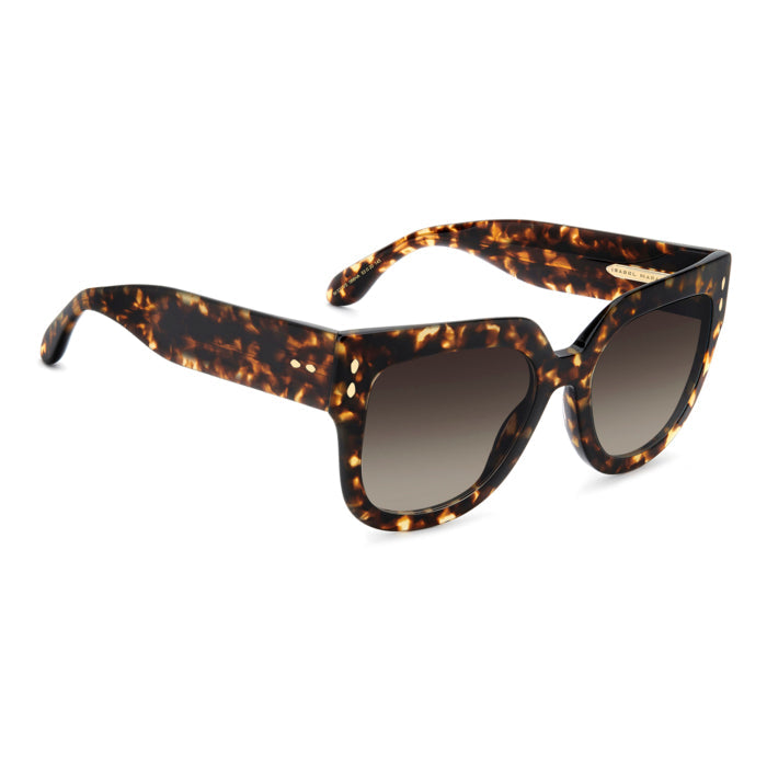 Isabel Marant IM 0225/S Écaille Havane 086 de trois-quarts opposée - Les Lunettes de Pauline