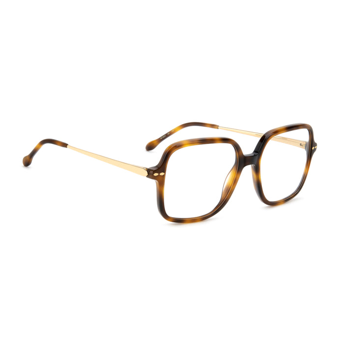 Isabel Marant IM 0203 Havane Or 2IK de trois-quarts opposée - Les Lunettes de Pauline