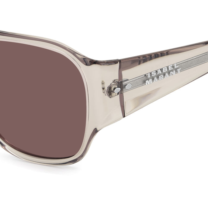 Isabel Marant IM 0239/S Rose Poudré FWM en détail des branches - Les Lunettes de Pauline