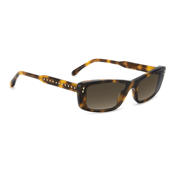 Isabel Marant IM 0243/G/S Écaille Havane 086 de trois-quarts opposée - Les Lunettes de Pauline