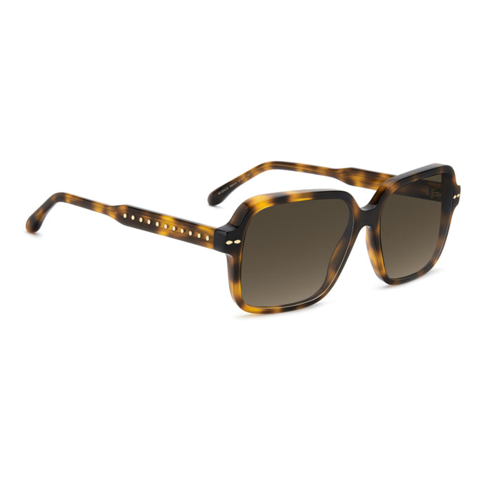 Isabel Marant IM 0242/S Écaille Havane 086 de trois-quarts opposée - Les Lunettes de Pauline