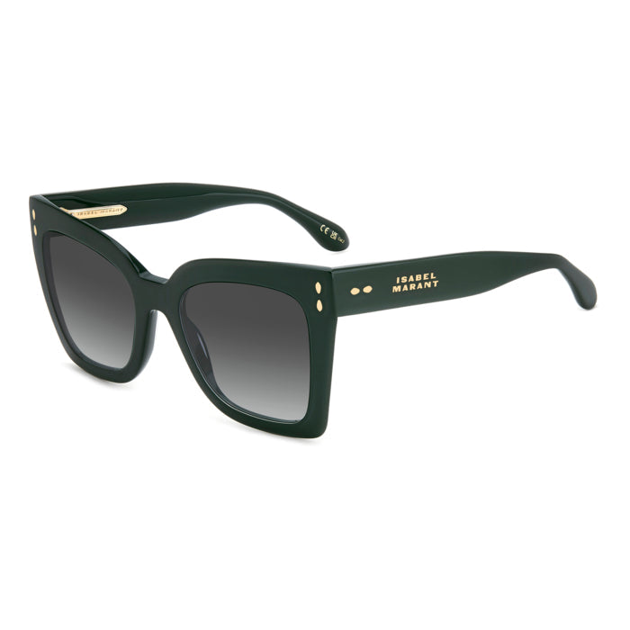 Isabel Marant IM 0188/S Vert Bouteille 1ED de trois-quarts - Les Lunettes de Pauline