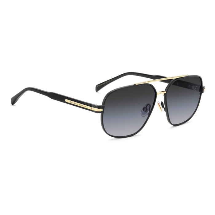 Isabel Marant IM 0281/S Noir et Or I46 de trois-quarts opposée - Les Lunettes de Pauline