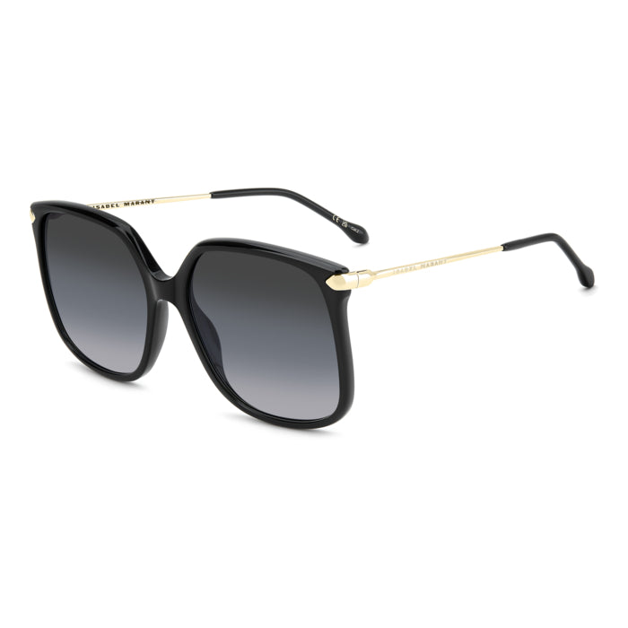 Isabel Marant IM 0278/S Noir et Or 2M2 de trois-quarts - Les Lunettes de Pauline