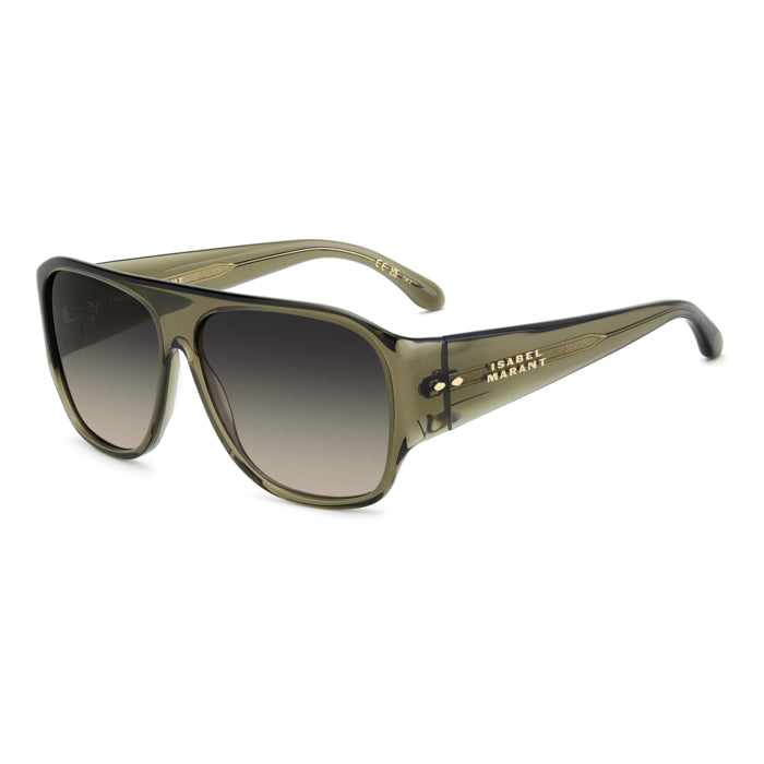 Isabel Marant IM 0239/S Vert Kaki 4C3 de trois-quarts - Les Lunettes de Pauline