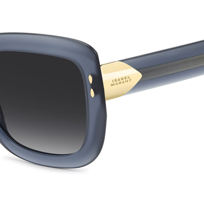 Isabel Marant IM 0247/S Bleu PJP en détail des branches - Les Lunettes de Pauline