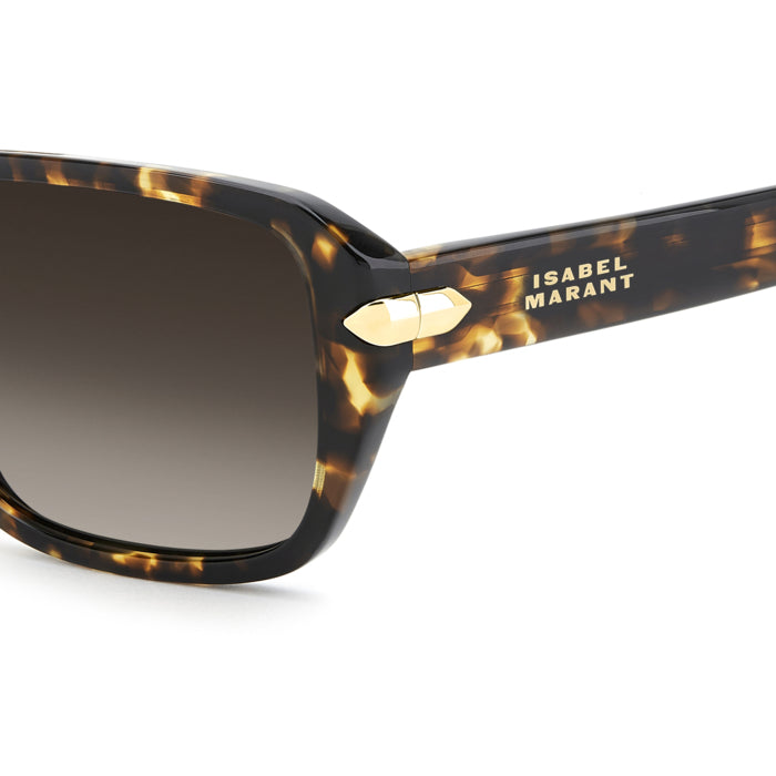 Isabel Marant IM 0263/S Écaille Havane 086 en détail des branches - Les Lunettes de Pauline