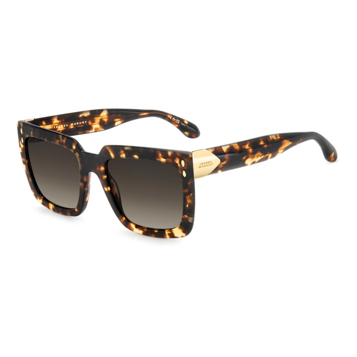 Isabel Marant IM 0213/S Écaille Havane 086 de trois-quarts - Les Lunettes de Pauline