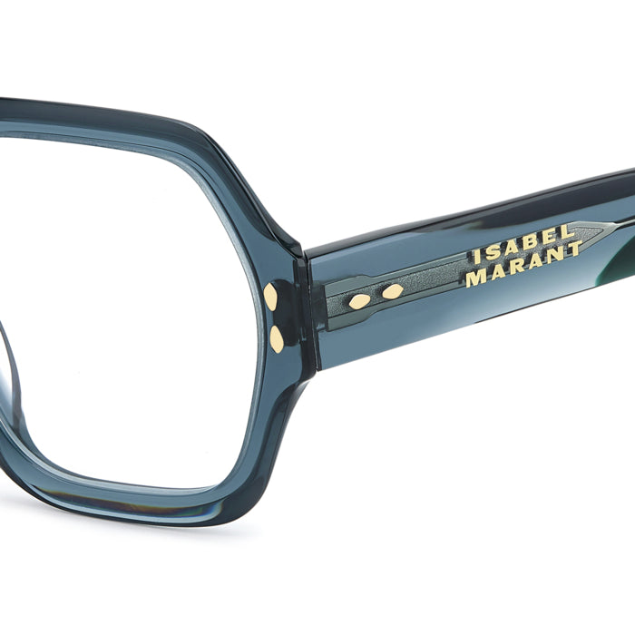 Isabel Marant IM 0269 Bleu Pétrole ZI9 en détail des branches - Les Lunettes de Pauline