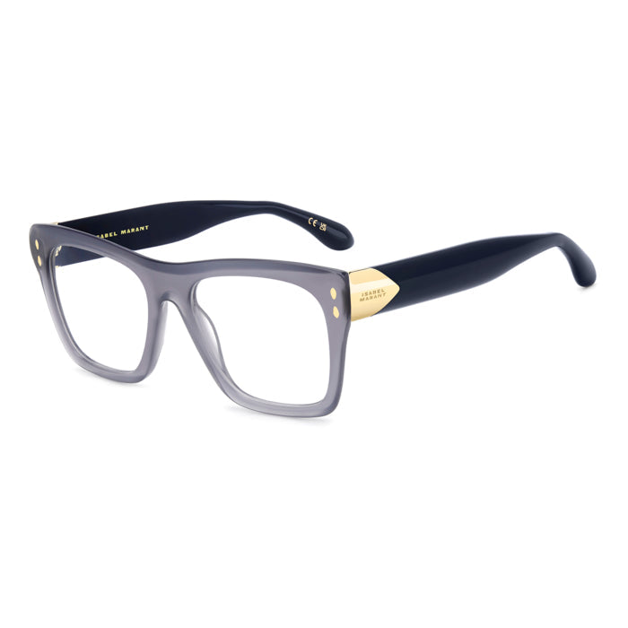 Isabel Marant IM 0212 Gris Translucide KB7 de trois-quarts - Les Lunettes de Pauline