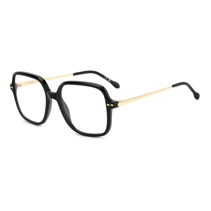Isabel Marant IM 0203 Noir Or 2M2 de trois-quarts - Les Lunettes de Pauline