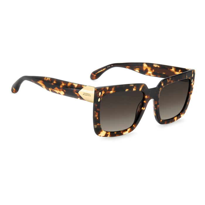 Isabel Marant IM 0213/S Écaille Havane 086 de trois-quarts opposée - Les Lunettes de Pauline
