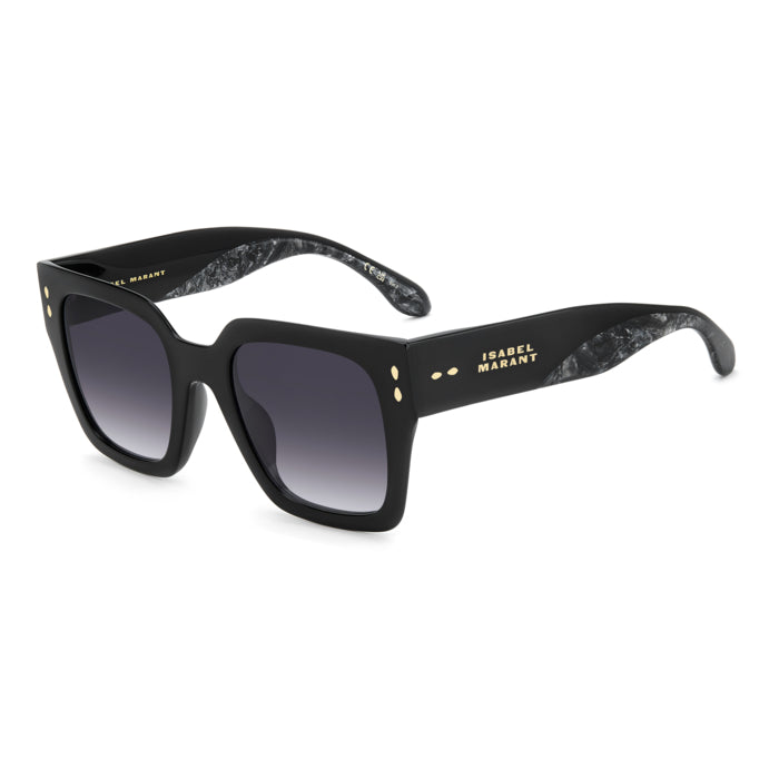 Isabel Marant IM 0287/G/S Noir et Gris XHZ de trois-quarts - Les Lunettes de Pauline