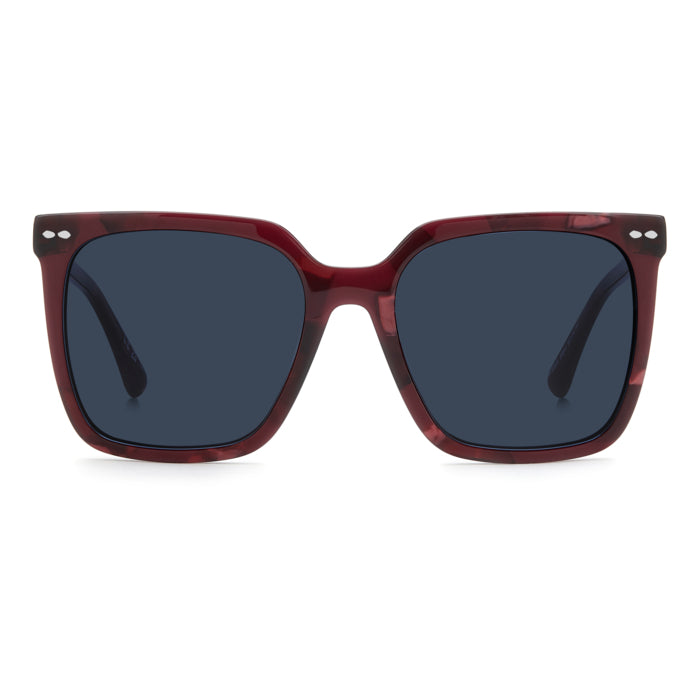 Isabel Marant IM 0256/S Bordeaux Marbré JR9 de face - Les Lunettes de Pauline