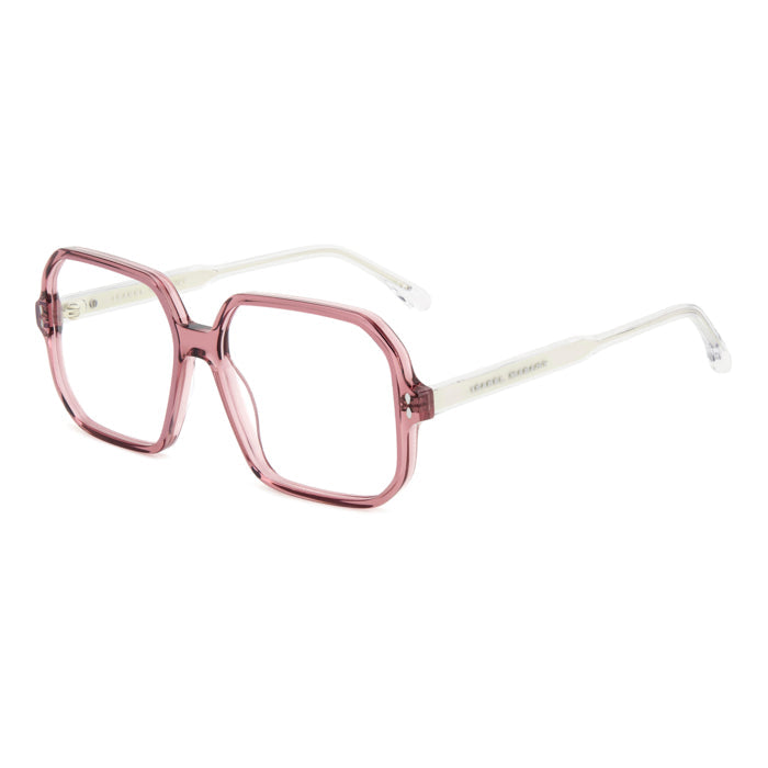 Isabel Marant IM 0168 Rose Translucide 35J de trois-quarts - Les Lunettes de Pauline